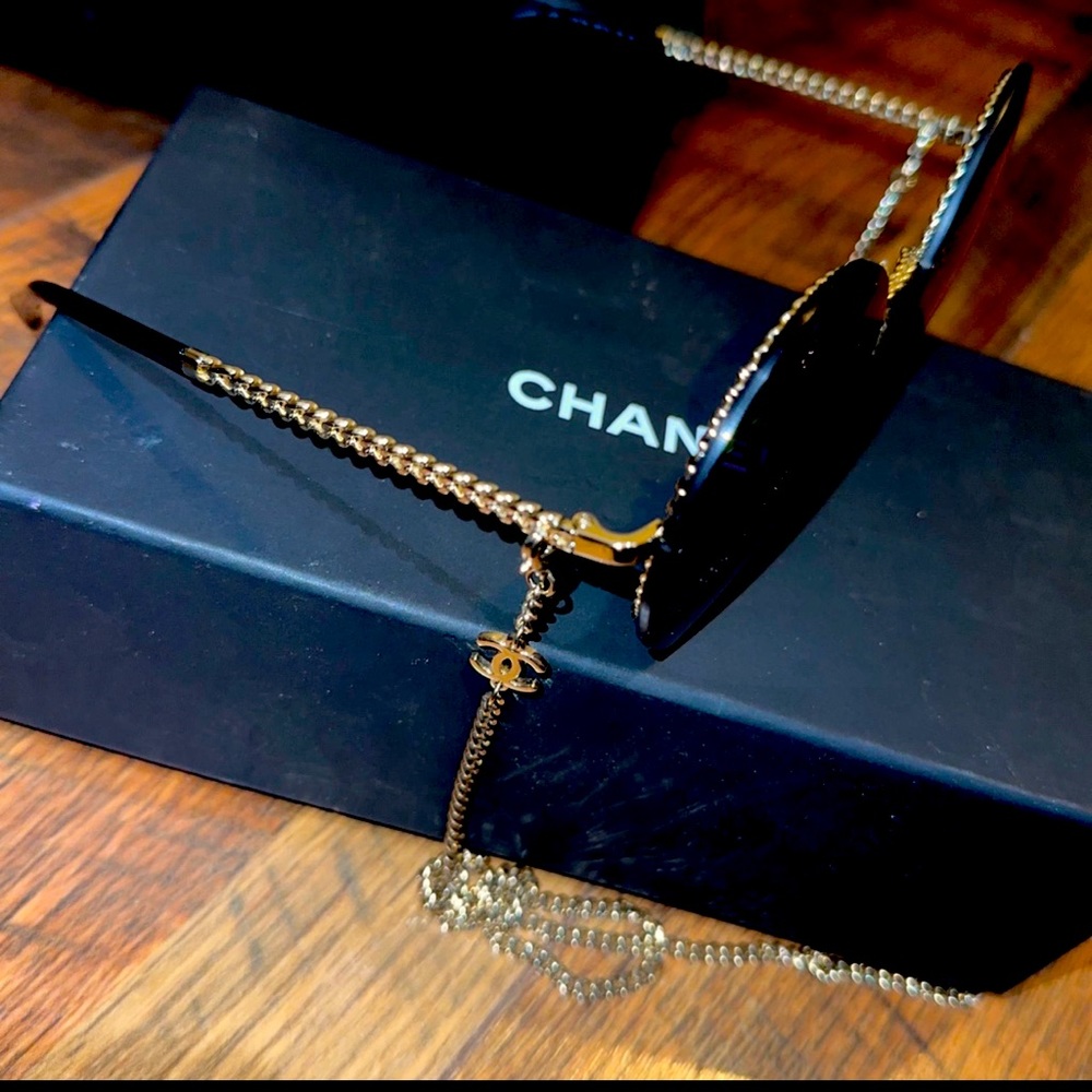 Chanel Chain Sunglasses
